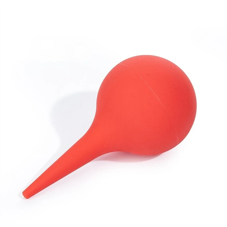 red syringe bulb