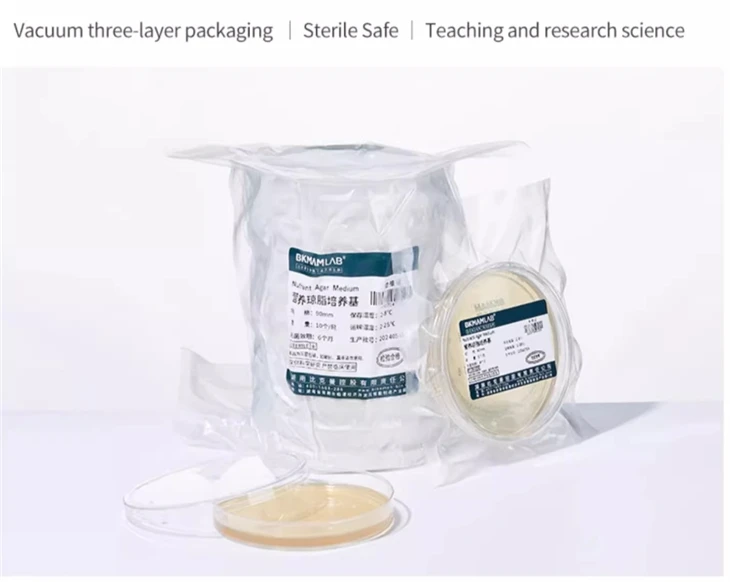 Culture Medium Lab Use TCBS Medium Plate 6cm Manganese Nutrient Agar Medium Plate